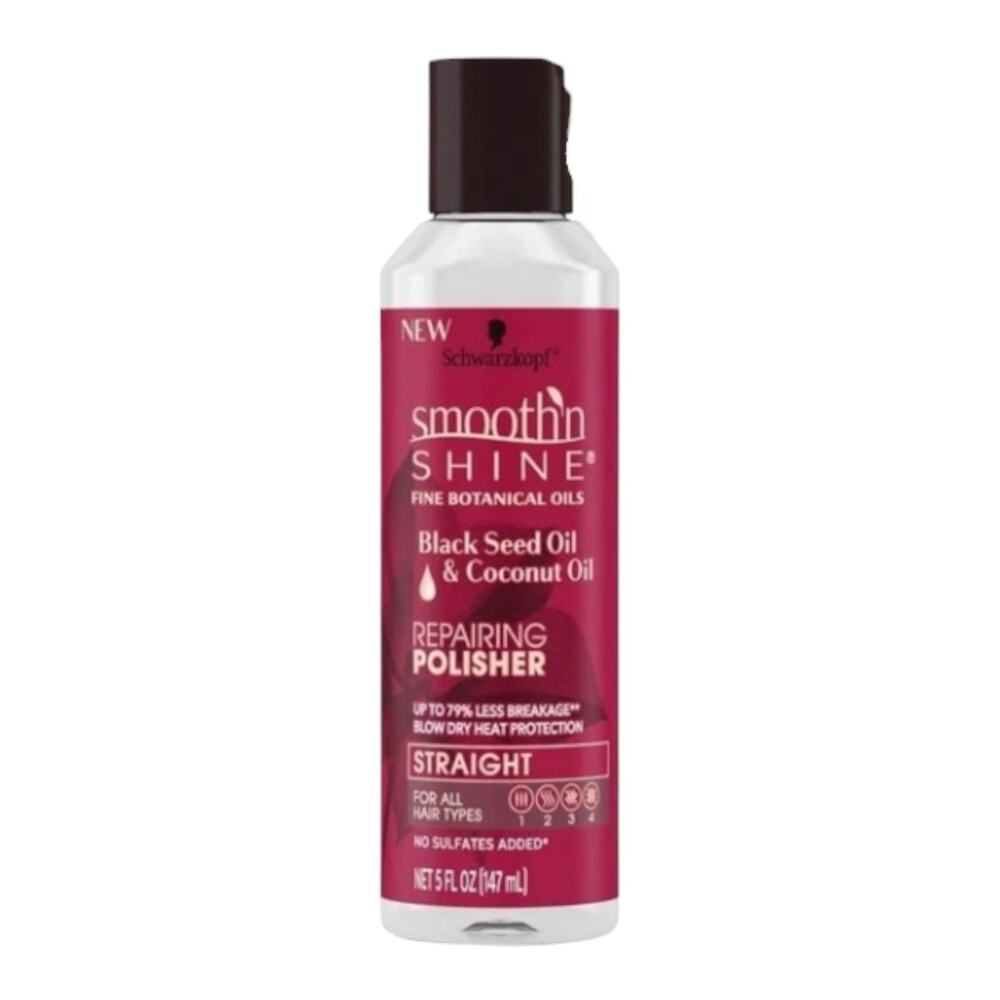 Schwarzkopf Smooth N Shine Black Seed & Coconut Oil Repairing Polisher 5oz NEW
